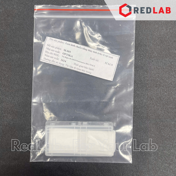 Lam kính hiển vi OPTIKA - Ý M-005 26x76mm (1mm/100div. for biological / 10mm/100div. for stereo) có VAT