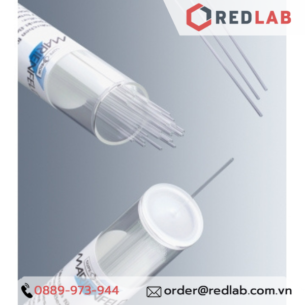 Ống mao quản 75μl dài 75mm, đường kính trong / ngoài: 1.2 / 1.6 mm, hãng MARIENFELD (hộp 100 cái), có VAT
