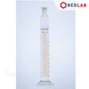 Ống đong thuỷ tinh có nút (cổ nhám) BIOHALL 10 25 50 100 250 500 1000 2000 ml, Class A, đế lục giác, chia vạch xanh, có VAT