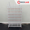 Giá phơi dụng cụ thí nghiệm 1 mặt ONELAB 55 vị trí kèm khay hứng, thép bọc nhựa,  giá đỡ vật tư phòng lab tự đứng, có VAT