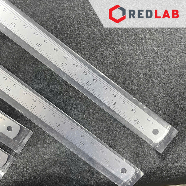 Thước lá thép thẳng 0-500mm/0-20
