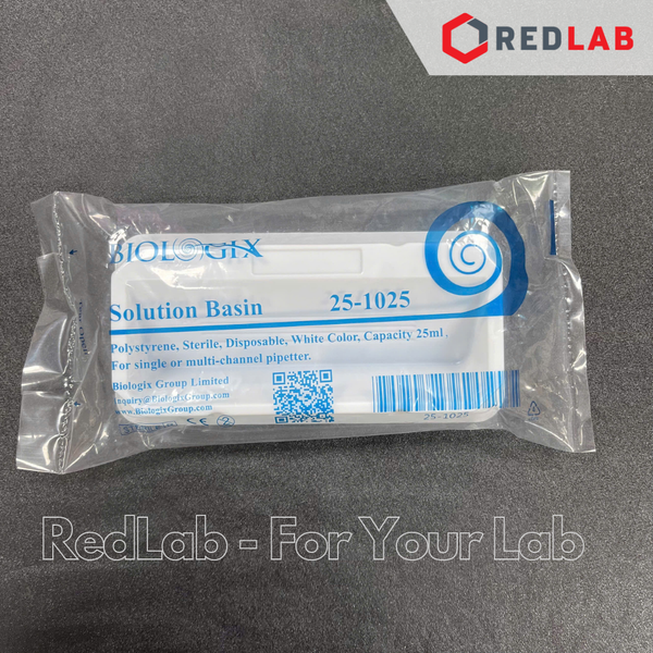 Đĩa V đựng mẫu cho Micropipet BIOLOGIX 25 55 100 ml, Individually sterile, nhựa PS trắng, có VAT