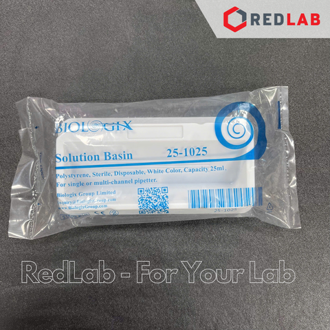 Đĩa V đựng mẫu cho Micropipet BIOLOGIX 25 55 100 ml, tiệt trùng từng cái, nhựa PS trắng, có VAT