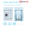 Cốc đốt thủy tinh thấp thành DURAN Class A 50 100 150 250 400 600 800 ml, 1 2 3 5 L, beaker có mỏ chịu nhiệt, có VAT