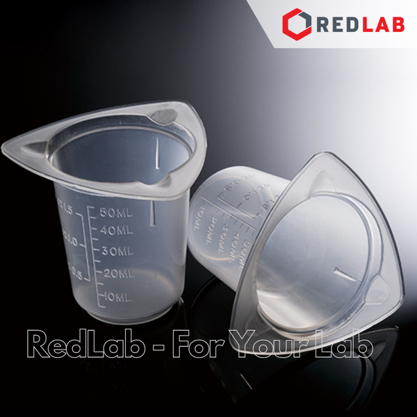 Cốc nhựa PP 3 miệng rót BIOLOGIX 50 100 250 400 800 1000 ml, triangle beaker, có VAT