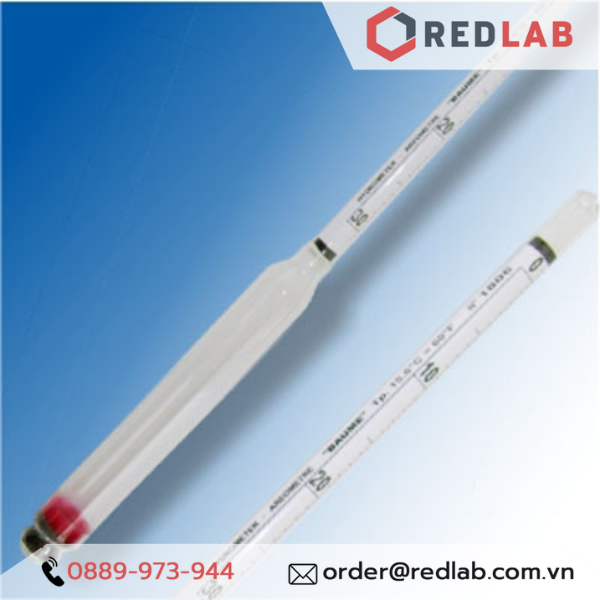 Baume kế 30-60 : 0.5°Bé Tp 15°C ALLA 0300FG060/15-QP baumé hydrometer, có VAT