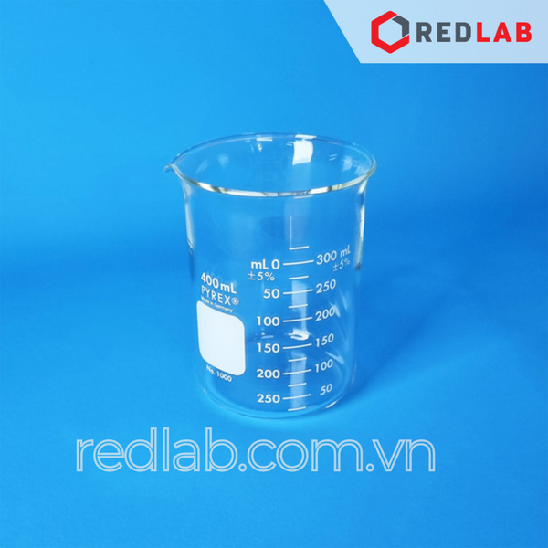 Cốc thấp thành PYREX Class A 10 20 30 50 100 150 250 400 600 ml 1L 2L 3L 4L Beaker ASTM thuỷ tinh Borosilicate, có VAT