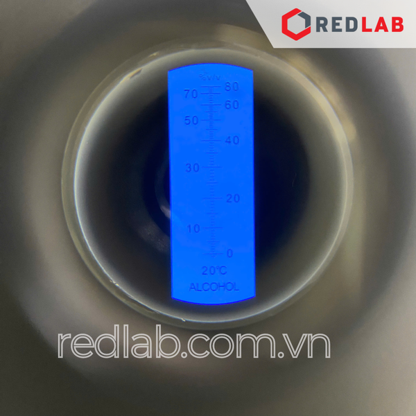 Khúc xạ kế đo độ cồn 0-80% TRANS Instruments - Singapore RAL0080, *chỉ dành cho gốc Ethanol*, có VAT