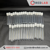 Ống nghiệm nhựa 10ml 16x100mm có nắp đậy trắng, không nhãn Khải Vân, có VAT
