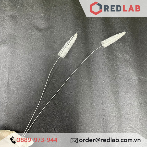 Chổi rửa pipet, buret 45 60 80 cm dạng trụ / dạng thông, cọ rửa dụng cụ thí nghiệm, có VAT