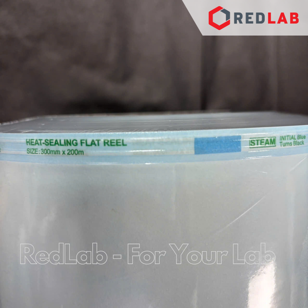 Túi hấp tiệt trùng dạng dẹp PT Medical cuộn 200m x 5 7.5 10 15 20 25 30 35 40 cm, ép vô trùng dụng cụ thí nghiệm, có VAT