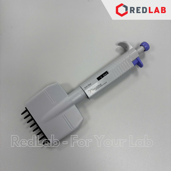 Micropipet đa kênh (8 kênh) hấp tiệt trùng PHOENIX Instrument 0.5-10µl, 5-50µl, 50-300µl, có VAT