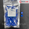 Lọ đựng mẫu sắc ký vial 2ml 8-425 MEMBRANE SOLUTIONS trắng / nâu, Nắp vặn đen có lỗ / septa xẻ rãnh / nắp kín, có VAT
