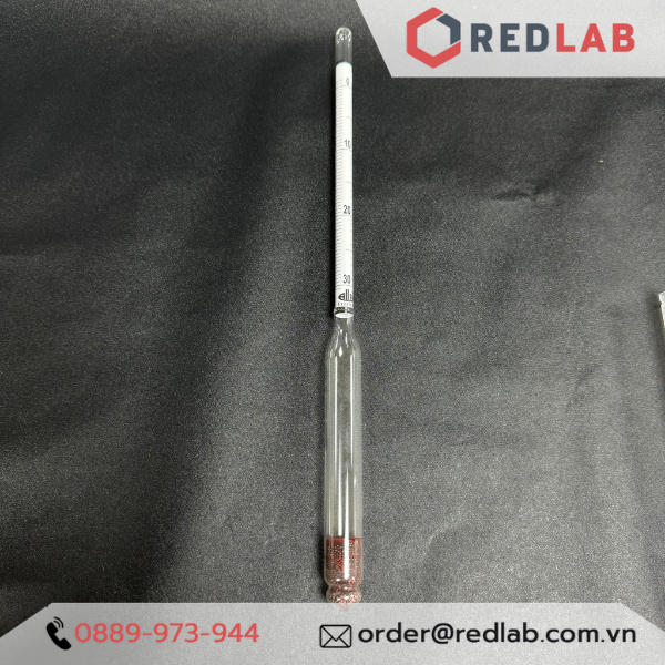 Baume kế 0-30 : 0.5°Bé Tp 15°C ALLA 0300FG030/15-QP baumé hydrometer, có VAT