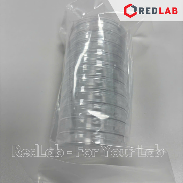 [Gói 10 cái tiệt trùng] Đĩa Rodac 55mm tiệt trùng Aptaca code 155, đĩa petri nhựa kẻ sọc PS, có VAT