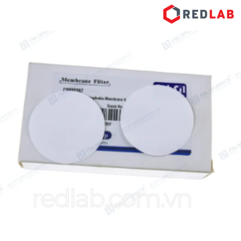 [Hộp 100 tờ] Màng lọc vi sinh PTFE kị nước / ưa nước Labfil ALWSCI membrane filter 47mm lỗ lọc 0.22um / 0 45um có VAT - redlab
