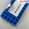 Giá đỡ 50 vị trí cho chai vial 2ml HPLC, ALWSCI C0001265 nhựa PP xanh, 10x19cm, lỗ 12mm sâu 16mm, có VAT