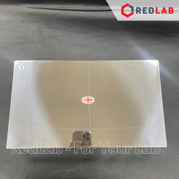 Hộp inox chữ nhật có nắp Số 1 2 3 4 (đại lớn trung nhỏ) dùng đựng mẫu, dụng cụ trong lab thí nghiệm, có VAT