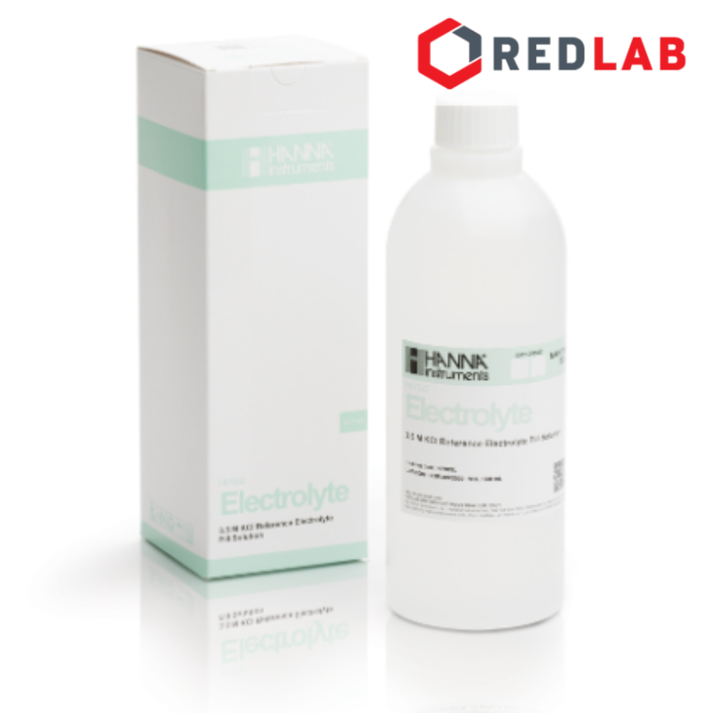 Dung dịch KCl3.5M châm điện cực pH mối nối đôi, 500mL Hanna HI7082L, giá tốt, có VAT