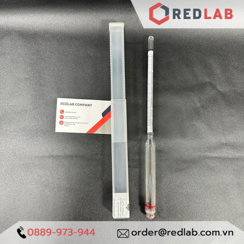 Cồn kế 0-100 : 1 Tp 20ºC hãng Alla - Redlab