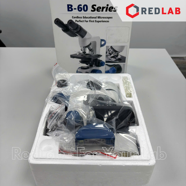 Kính hiển vi quang học 1 mắt hãng OPTIKA - Ý model B-61, Vật kính 4x 10x 40x, X-LED 1W, có VAT