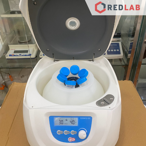 Máy ly tâm tube 50ml x 6 hoặc 15ml x 6 Phoenix Instrument CD-0412-50, 300-4000rpm, màn hình LCD, BH 12T, có VAT - REDLAB