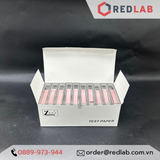 Giấy quỳ tím trung tính (Neutral litmus paper) hộp 100 que màu tím, có VAT
