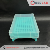  Hộp đựng típ 0.2ml (ống PCR), 96 vị trí, hãng NEST code 407001 dùng trữ lạnh, hấp tiệt trùng được, có VAT 
