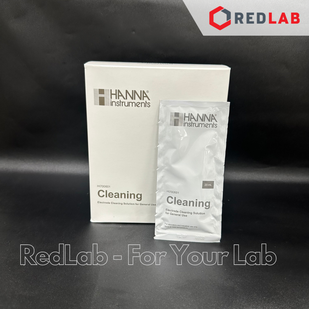 Dung dịch rửa điện cực pH và ORP thông dụng dạng gói Hanna HI700601P, 25 gói, mỗi gói 20ml, giá tốt, có VAT