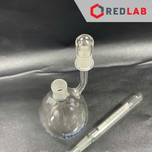 Bình đo tỷ trọng có nhiệt kế BIOHALL 10 25 50 100 ml class A, Pycnometer thuỷ tinh, có VAT