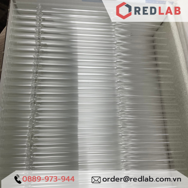 Pipet paster thủy tinh HIRSCHMANN Đức 15cm 23cm, ống hút nhỏ giọt 150mm 230mm thí nghiệm, có VAT