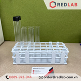 Giá đỡ ống nghiệm nhựa ONELAB nhiều vị trí đựng ống nghiệm, ống ly tâm Ø 13 16 20 25 30 mm, có VAT