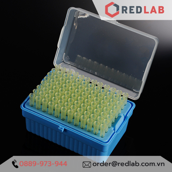 [Hộp 96 cái tiệt trùng] Microtips (đầu típ - côn) vàng 200ul, Biologix 21-0200, không RNase & Dnase endotoxin, có VAT