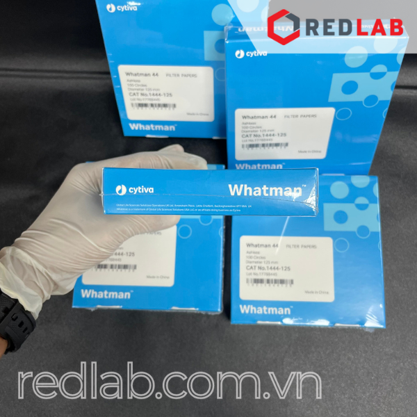 Giấy lọc định lượng 44, chậm 3µm, đường kính 125mm hãng WHATMANN (Cytiva) Cat No 1444-125 (hộp 100 tờ)