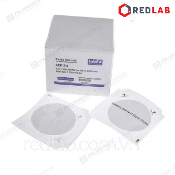 [Hộp 100 tờ] Màng lọc vi sinh MCE đường kính 47mm lỗ lọc 0.45um Labfil ALWSCI C0001243, tiệt trùng từng tờ, có VAT