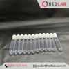 Ống nghiệm nhựa PS 5ml 12x75mm có nắp đậy trắng, không nhãn Hồng Thiện Mỹ, có VAT