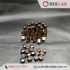 Lọ đựng mẫu sắc ký vial 2ml 8-425 MEMBRANE SOLUTIONS trắng / nâu, Nắp vặn đen có lỗ / septa xẻ rãnh / nắp kín, có VAT