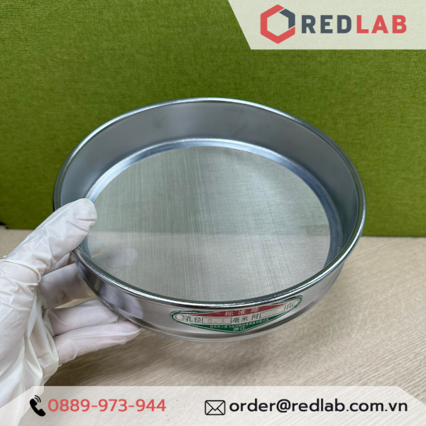 [Đặt trước] Sàng rây thí nghiệm Ø 200mm, cao 50mm lỗ vuông / lỗ tròn nhiều kích thước, có VAT