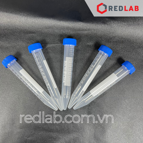 Ống ly tâm nhựa, falcon Không tiệt trùng 15ml 50ml nắp vặn xanh BIOLOGIX Centrifuge Tube (gói 25 cái), có VAT