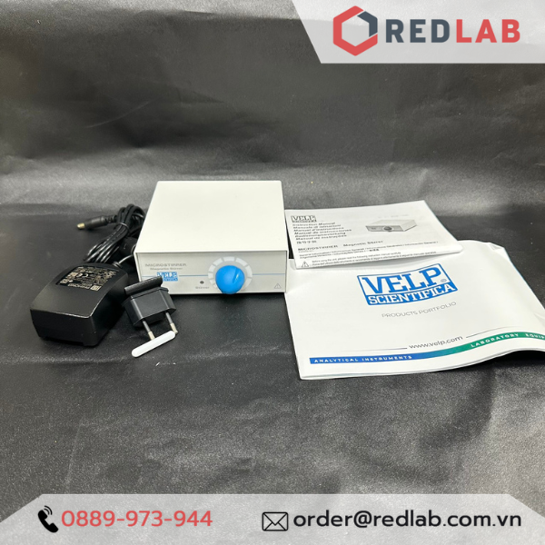 Máy khuấy từ không gia nhiệt MICROSTIRRER (F203A0161) hãng VELP - Ý, max 1100 vòng/phút 5 lít (H2O), có VAT