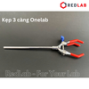 Giá đỡ, khóa đôi, kẹp 3 càng, kẹp cổ bình cầu, sinh hàn, kẹp buret đơn / đôi dùng cho các thí nghiệm hoá học, có VAT