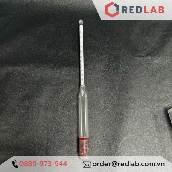Tỷ trọng kế 1.200-1.400 : 0.002 g/ml Tp 20°C ALLA 3020FG120/20-QP hydrometer, có VAT