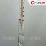 Buret tự động trắng STCK khoá thuỷ tinh SIMAX Class AS 10 25 50 ml, gồm bình chứa 2L và quả bóp, có VAT