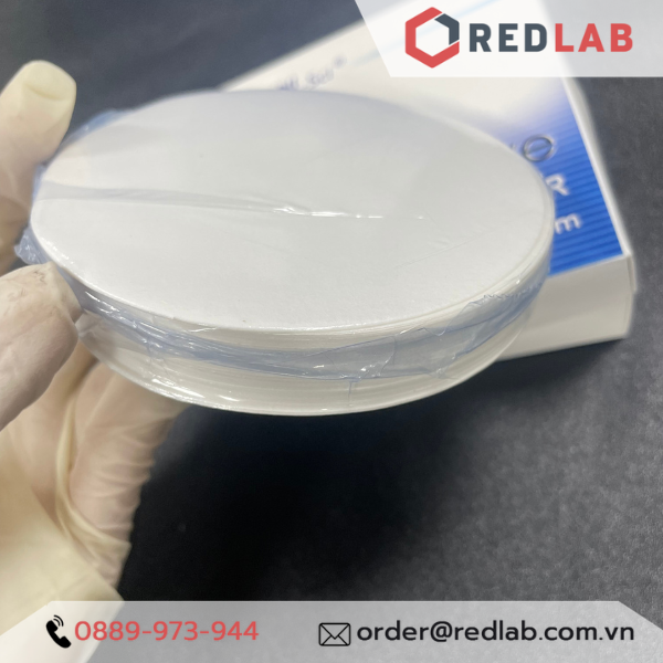 Giấy lọc định tính UNI-Sci Ø 7 9 11 12.5 15 18.5 24 32 cm (hộp 100 tờ) chảy nhanh 101, trung bình 102, chậm 103, có VAT