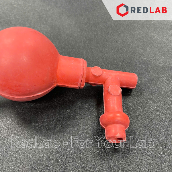 Quả bóp cao su 3 van GENLAB, dùng cho pipet hút mẫu thí nghiệm, có VAT