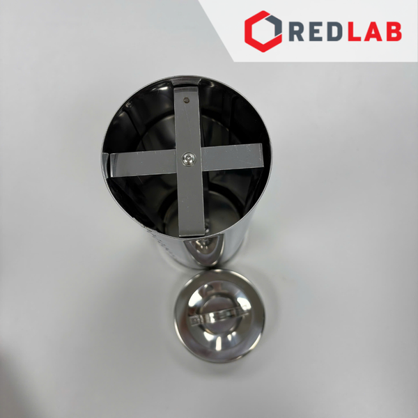 Hộp hấp đĩa petri inox Ø11x30cm Việt Nam cho đĩa petri thủy tinh 90-100mm, có VAT