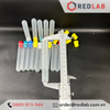 Ống nghiệm nhựa PP có nút ISOLAB 12x75mm, 16x100mm đáy tròn, có VAT