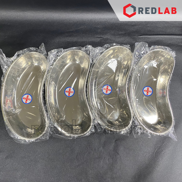 Khay đậu inox cạn / sâu 200 400 800 ml (nhỏ trung lớn) dùng đựng mẫu, dụng cụ trong lab thí nghiệm, có VAT