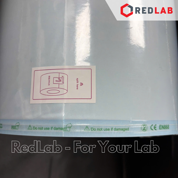 Túi hấp tiệt trùng dạng dẹp PT Medical cuộn 200m x 5 7.5 10 15 20 25 30 35 40 cm, ép vô trùng dụng cụ thí nghiệm, có VAT