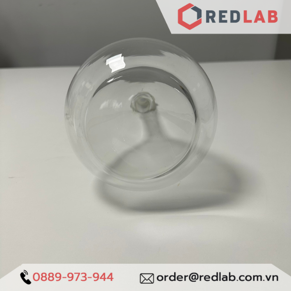 Bình định mức trắng nút nhựa ONELAB 10 20 25 50 100 200 250 500 1000 2000 ml, dùng định mức mẫu thí nghiệm, có VAT